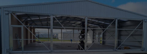 aluminium aircraft hangar door frames