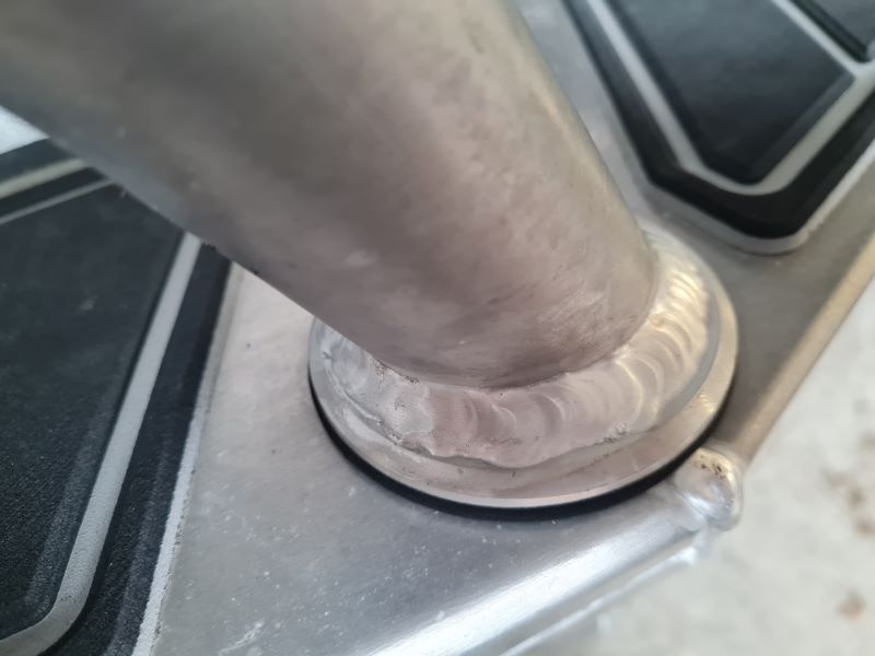 aluminium boat handrail north canterbury