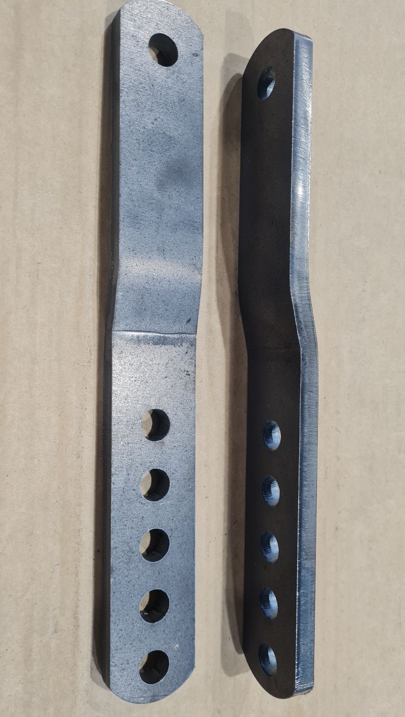 carbon steel laser cut 10mm brackets hornby