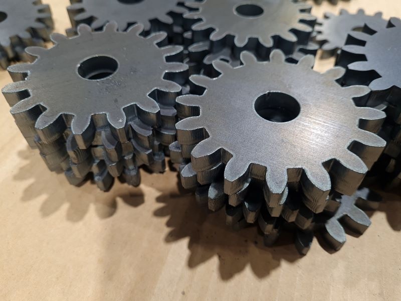 carbon steel laser cut sprockets