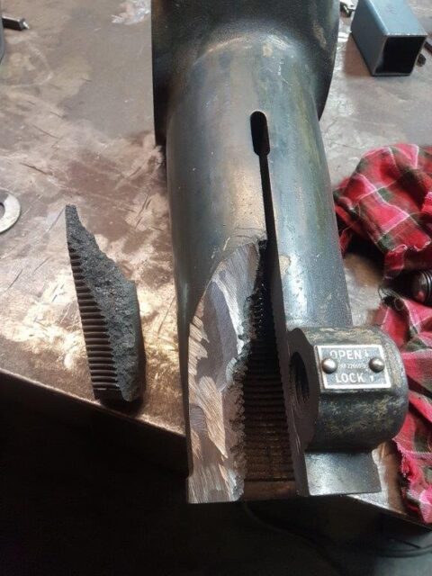 cast iron welding repairs before